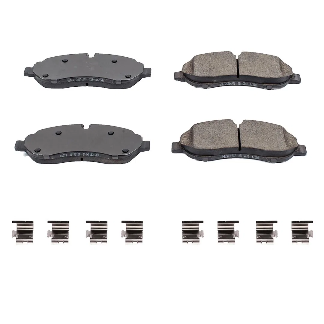 17-1774 – POWERSTOP Brake Pad, FMSI Number D1774 Ceramic Brake Pads Set Of 4 With Stainless Steel Hardware